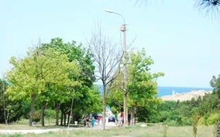 Благоустроенный городской пляж "Солнечный"